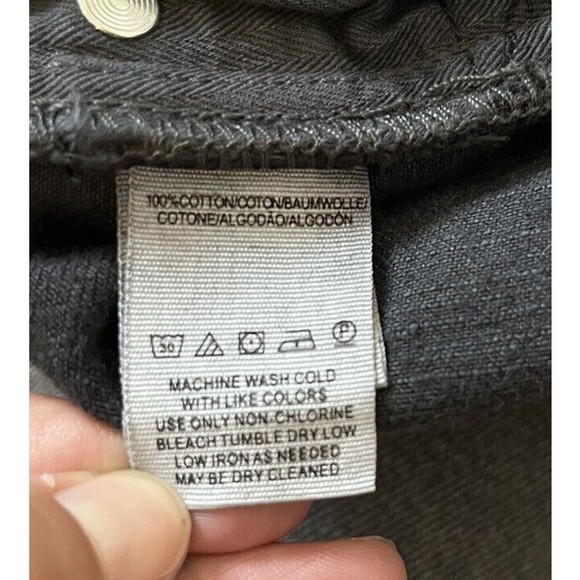 NWT Free People Rock Denim Uptown Shorts In Blackbird Size 24 - Picture 12 of 12